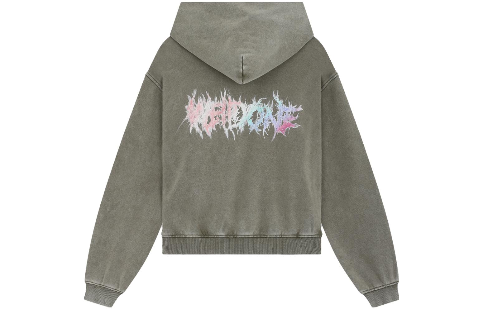 (Women) WE11DONE Heart-Shaped Washed Hoodie Khaki Color WD-TH3-23-806-U-KK 圖 3