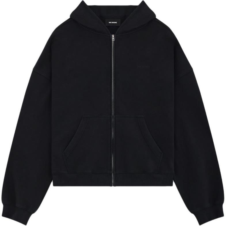 (Women) WE11DONE Logo Embroidered Oversized Long Sleeve Sweatshirt  Black. WD-TJ2-24-853-U-BK 圖 2