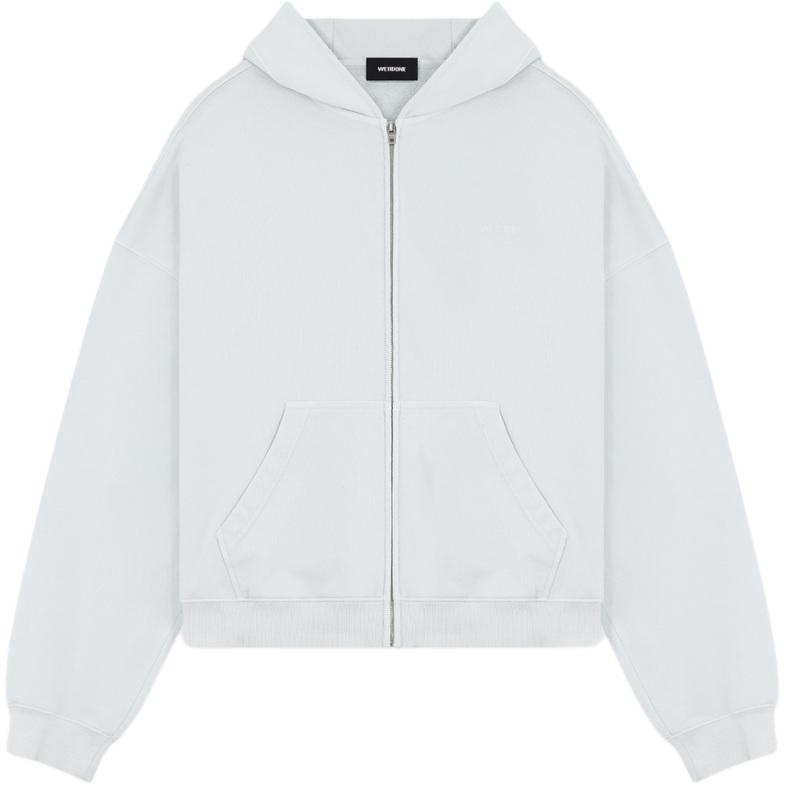 (Women) WE11DONE Oversized Logo Embroidered Long Sleeve Sweatshirt White (). WD-TJ2-24-853-U-WH