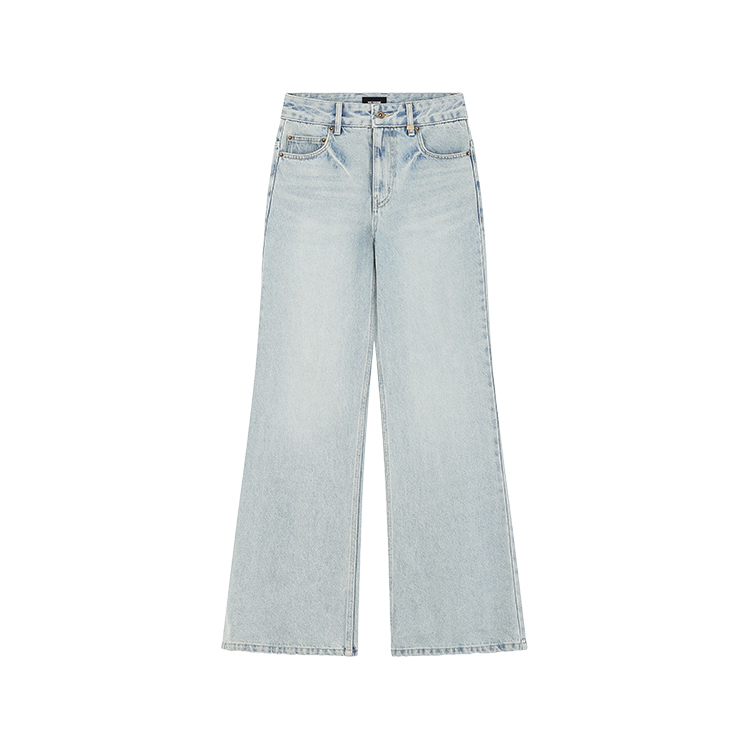 Order (W) WE11DONE PF24 Jeans Denim Lurus Biru Muda WD-DP2-24-346-W-SK