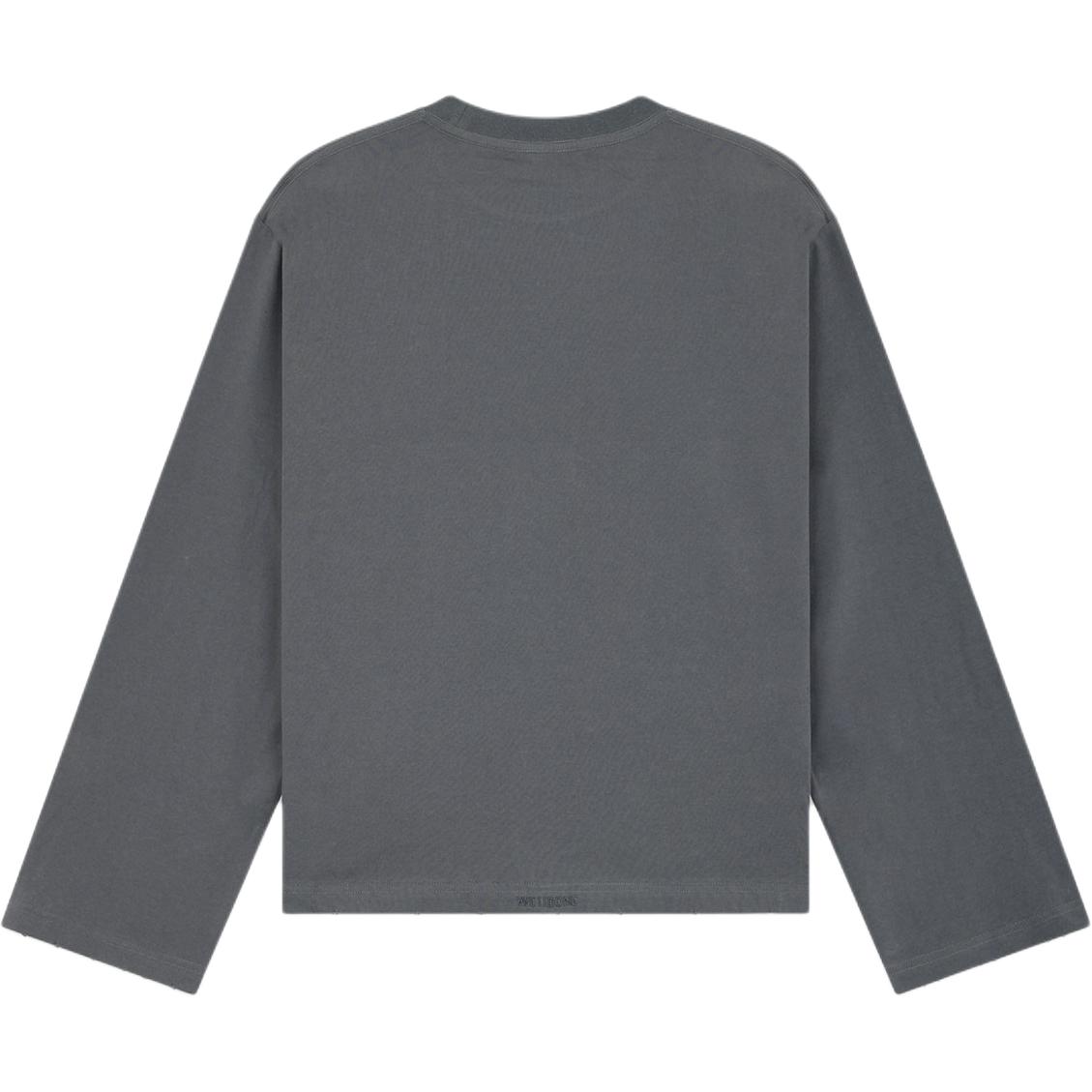 Lookbook (W) WE11DONE 印花怪物長袖圓領T恤 女款 深灰色 WD-TT2-24-773-U-CH