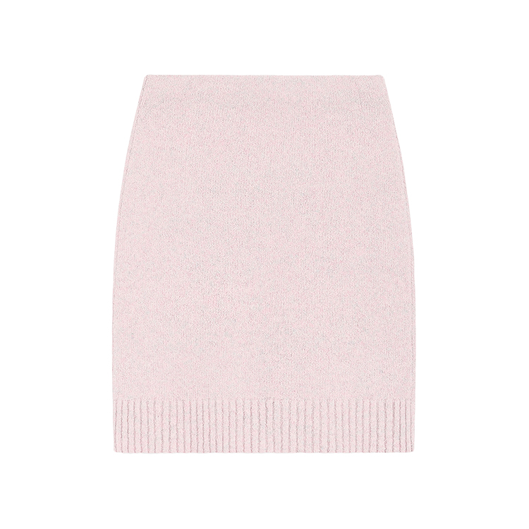 Lookbook (Women) WE11DONE Slim Fit Knitted Midi Dress Women’s Light Pink WD-KS2-24-612-W-LP