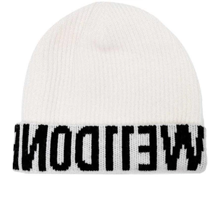 (W) WE11DONE 純色羊毛針織毛帽 女款 白色 WD-KH2-24-620-U-IV Lookbook (W) WE11DONE 純色羊毛針織毛帽 女款 白色 WD-KH2-24-620-U-IV