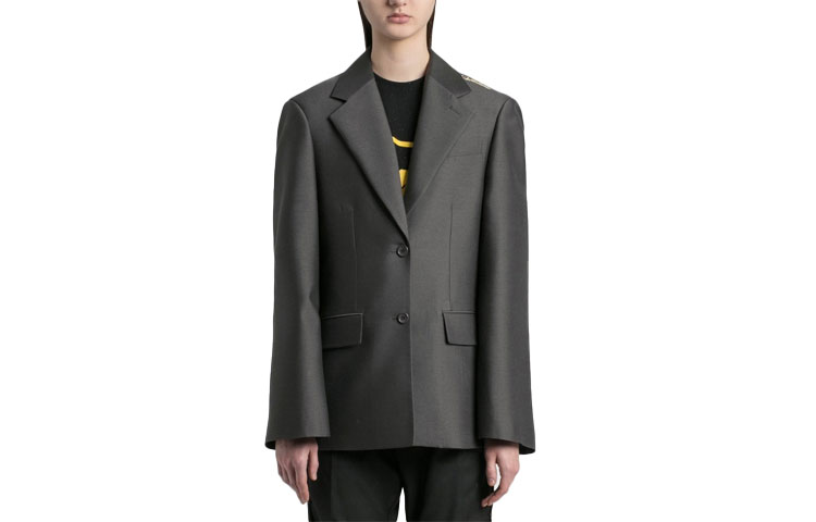 Order (W) WE11DONE SS21 灰色超大版型西裝外套 WD-JK0-21-026-W-CH