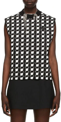 women-we-11-done-ss-21-sleeveless-plaid-tank-top-black-white-wd-kv-1-21-600-u-bk