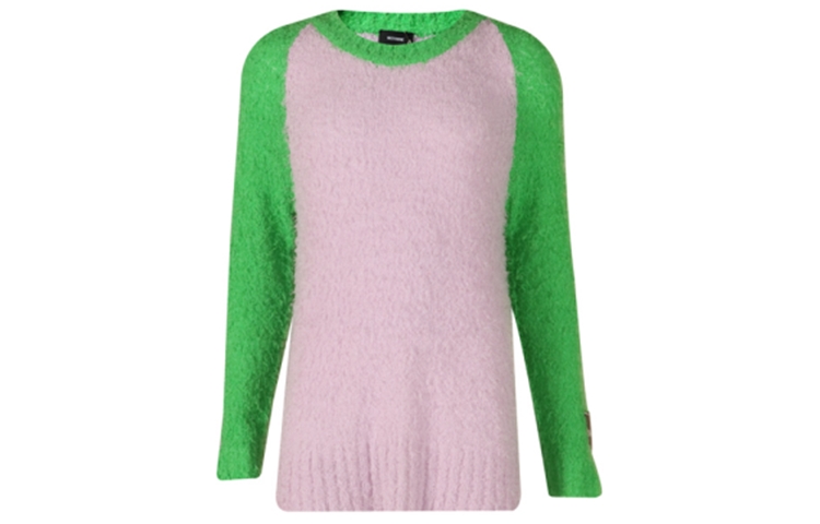 (Women) WE11DONE SS21  Slim Fit Knit Long-Sleeve Crewneck Sweater Green WD-KT0-21-621-U-GREEN-001