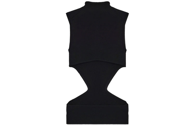 (Women) WE11DONE SS22  Black High Neck Cut-Out Knit Top with Belt Detail WD-KT1-22-649-W-BK 圖 3