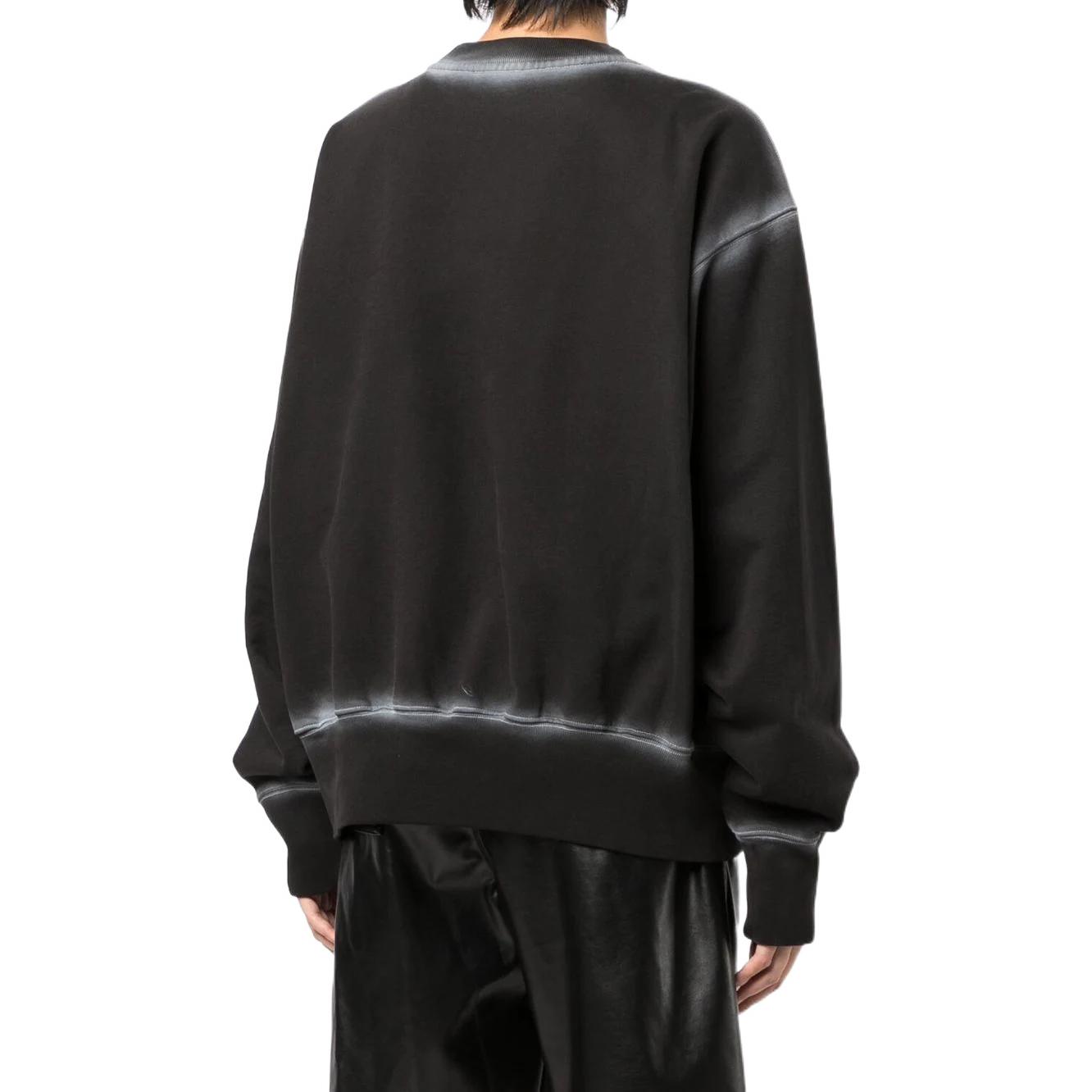 (Women) WE11DONE SS22  Logo Print Cotton Crewneck Long Sleeve Sweatshirt Black White WD-TS1-22-732-U-BW 圖 4