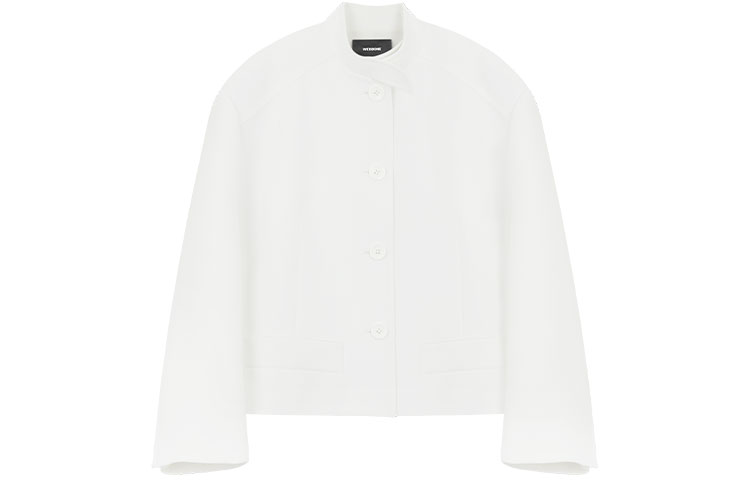 (Women) WE11DONE SS22  White Single-Breasted Padded Shoulder Jacket WD-JK1-22-102-W-WH 圖 2