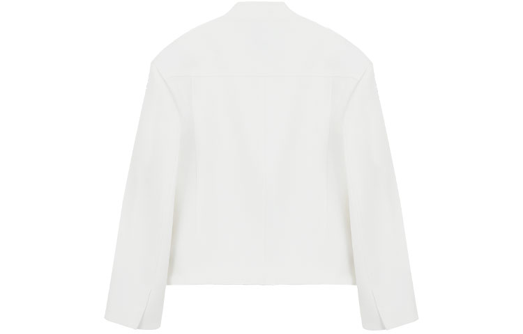 (Women) WE11DONE SS22  White Single-Breasted Padded Shoulder Jacket WD-JK1-22-102-W-WH 圖 3