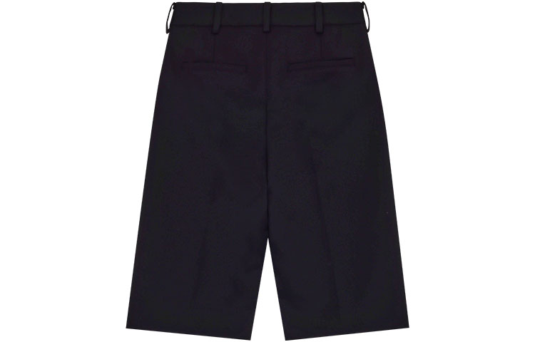 Lookbook (Women) WE11DONE SS22 High-Waisted Casual Shorts Women Matte Black WD-PT1-22-266-W-MB