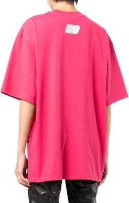 (W) WE11DONE SS22 重疊標誌印花粉色圓領T恤 WD-TT1-22-652-U-HP Shop (W) WE11DONE SS22 重疊標誌印花粉色圓領T恤 WD-TT1-22-652-U-HP