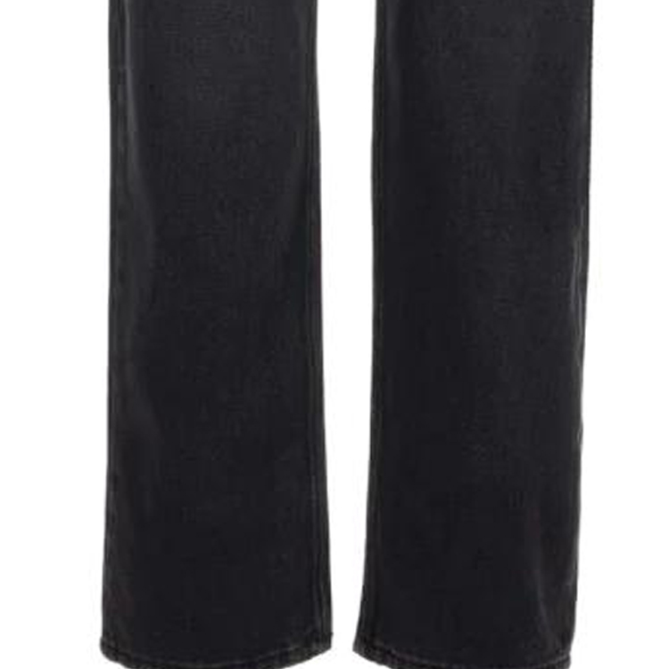 Purchase (Women) WE11DONE SS22 Washed Distressed Loose Fit Straight Jeans Women Black WD-DP1-22-315-W-WB