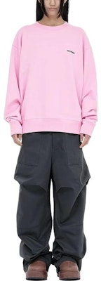 (W) WE11DONE SS23 深灰色寬鬆版翻蓋口袋長褲 WD-PT1-23-238-W-CH Lookbook (W) WE11DONE SS23 深灰色寬鬆版翻蓋口袋長褲 WD-PT1-23-238-W-CH