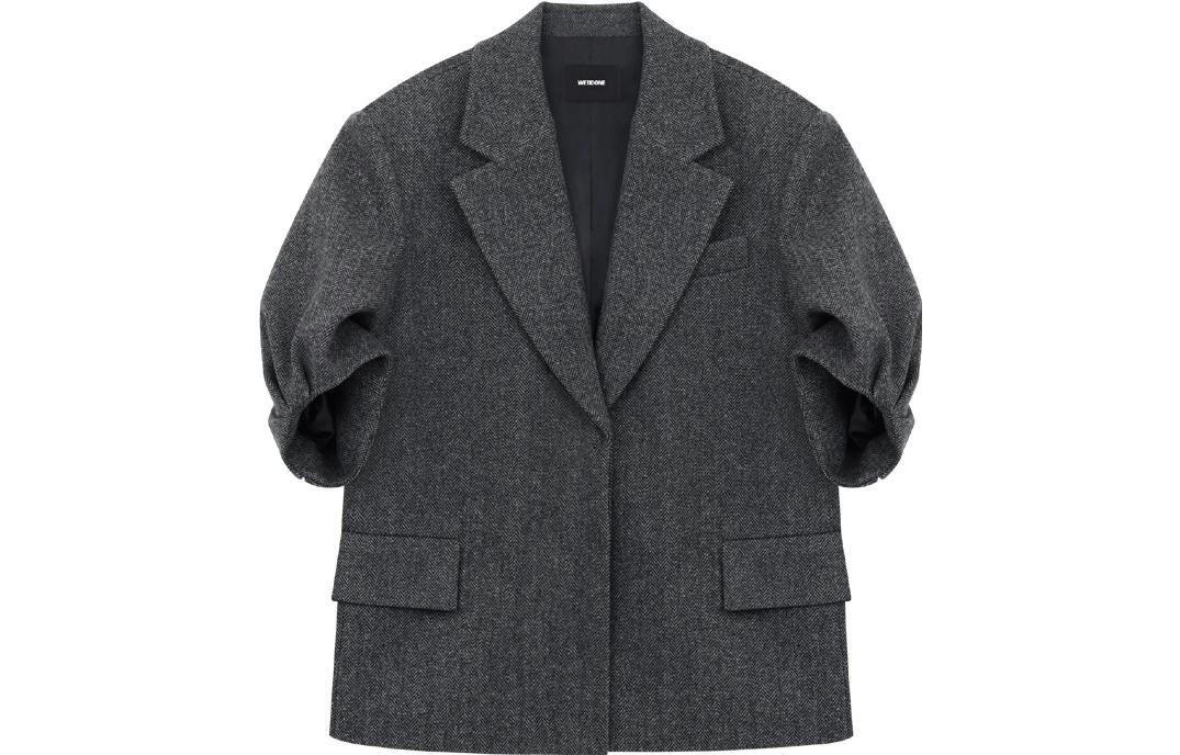 (Women) WE11DONE SS23  Dark Gray Casual Bubble Sleeve Jacket. WD-JK1-23-002-W-DG 圖 2