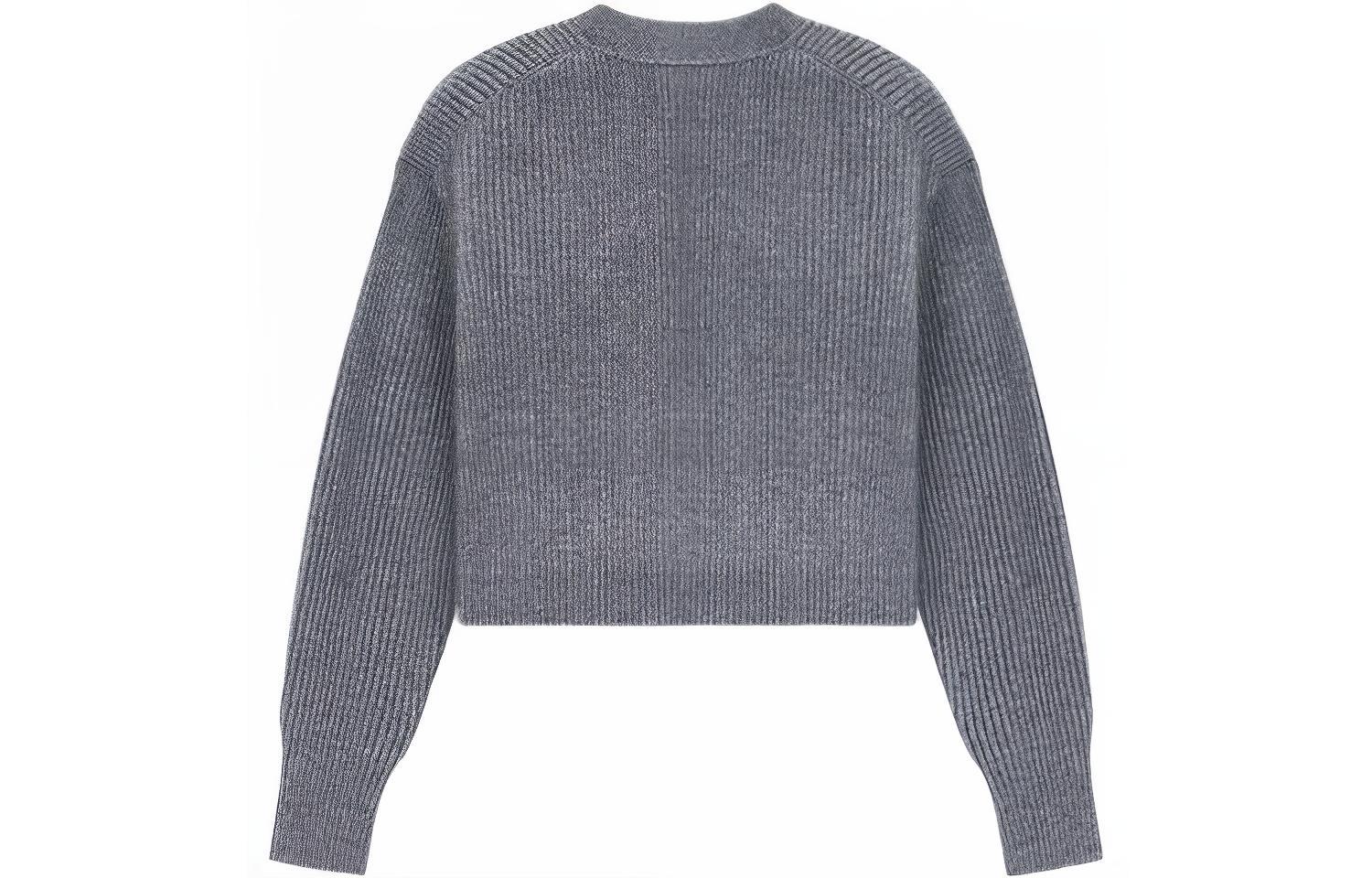 Lookbook (W) WE11DONE SS23 灰色V領標誌針織毛衣 禮盒款 WD-KC1-23-670-W-GY