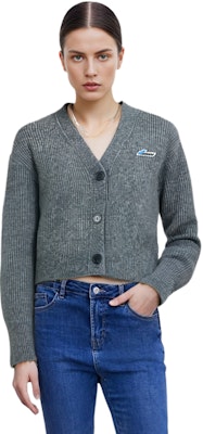 (W) WE11DONE SS23 灰色V領標誌針織毛衣 禮盒款 WD-KC1-23-670-W-GY Purchase (W) WE11DONE SS23 灰色V領標誌針織毛衣 禮盒款 WD-KC1-23-670-W-GY