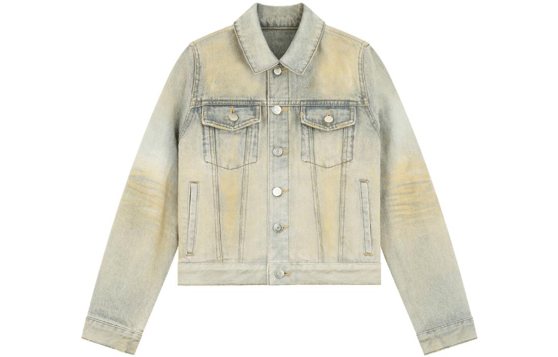 (Women) WE11DONE SS23  Light Blue Acid Wash Denim Jacket Casual Style. WD-DJ1-23-371-W-BG 圖 2
