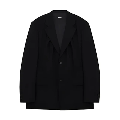 (Women) WE11DONE SS23 Oversized Solid Color Blazer WD-JK1-23-063-W-BK