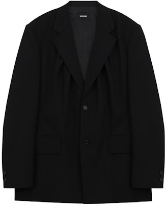 (W) 위일던 SS23 오버사이즈 솔리드 컬러 블레이저 WD-JK1-23-063-W-BK Order (W) 위일던 SS23 오버사이즈 솔리드 컬러 블레이저 WD-JK1-23-063-W-BK