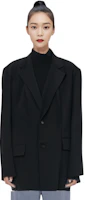 Lookbook (W) WE11DONE SS23 寬鬆純色西裝外套 WD-JK1-23-063-W-BK