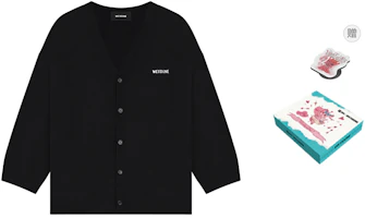 (Women) WE11DONE SS23 Plain Logo Knit Sweater Black WD-KC1-23-666-W-BK (Women) WE11DONE SS23 Plain Logo Knit Sweater Black WD-KC1-23-666-W-BK