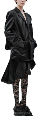 (W) WE11DONE SS23 纯色休闲长袖纽扣西装外套 WD-JK1-23-061-W-BK Lookbook (W) WE11DONE SS23 纯色休闲长袖纽扣西装外套 WD-JK1-23-061-W-BK