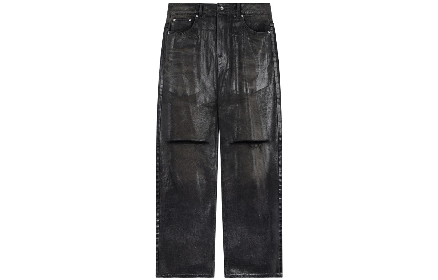 Order (W) WE11DONE SS23 仿舊直筒休閒牛仔褲 女 黑色 WD-DP1-23-343-W-BK