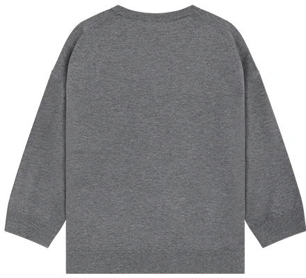 (W) WE11DONE SS23 女款灰色V領針織毛衣 Logo款 - 灰色 WD-KC1-23-666-W-GY Lookbook (W) WE11DONE SS23 女款灰色V領針織毛衣 Logo款 - 灰色 WD-KC1-23-666-W-GY