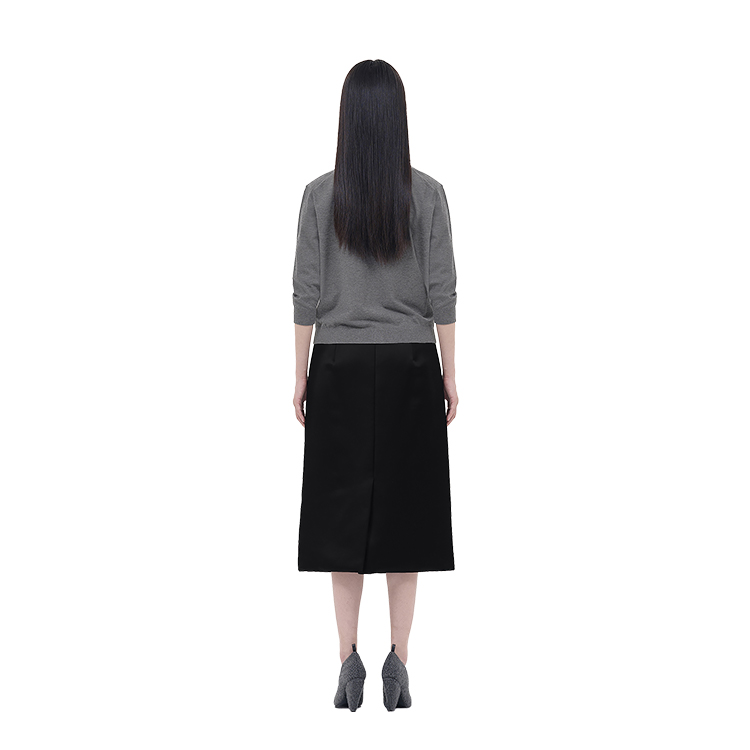 Details for (W) WE11DONE SS23 女款灰色V領針織毛衣 Logo款 - 灰色 WD-KC1-23-666-W-GY