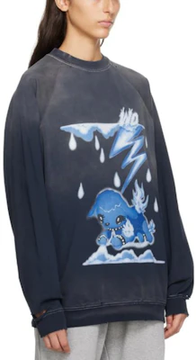 (W) WE11DONE SS23 海军蓝动物印花圆领长袖T恤 WD-TS3-23-868-U-NV Lookbook (W) WE11DONE SS23 海军蓝动物印花圆领长袖T恤 WD-TS3-23-868-U-NV