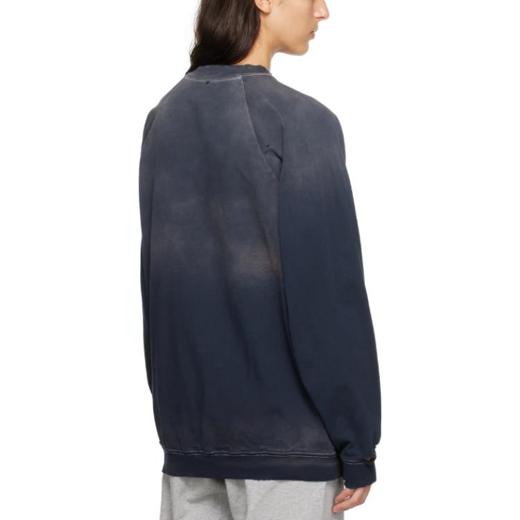 Shop (W) WE11DONE SS23 海军蓝动物印花圆领长袖T恤 WD-TS3-23-868-U-NV