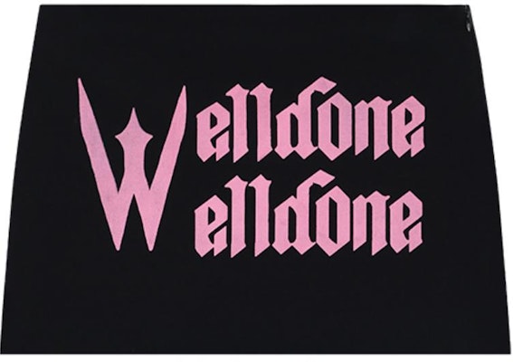 (Women) WE11DONE SS24 Black Mid-Rise Letter Print Casual Skirt. WD-TK1-24-832-W-BK Order (Women) WE11DONE SS24 Black Mid-Rise Letter Print Casual Skirt. WD-TK1-24-832-W-BK