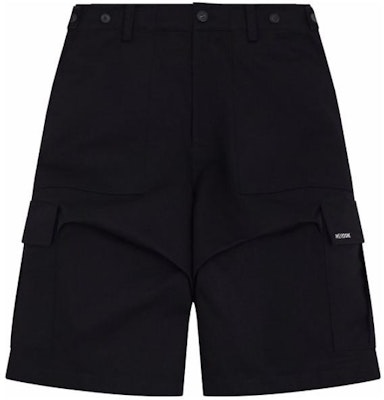 (W) WE11DONE SS24 黑色中腰純色拉鍊休閒短褲. WD-PT1-24-213-W-BK Order (W) WE11DONE SS24 黑色中腰純色拉鍊休閒短褲. WD-PT1-24-213-W-BK