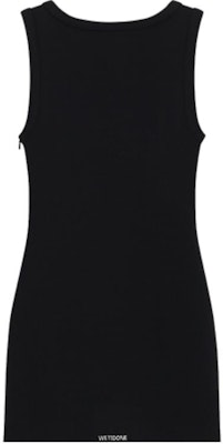 (Women) WE11DONE SS24 Black Sleeveless U-Neck Dress with Rhinestone Details WD-TO1-24-898-W-BK Lookbook (Women) WE11DONE SS24 Black Sleeveless U-Neck Dress with Rhinestone Details WD-TO1-24-898-W-BK