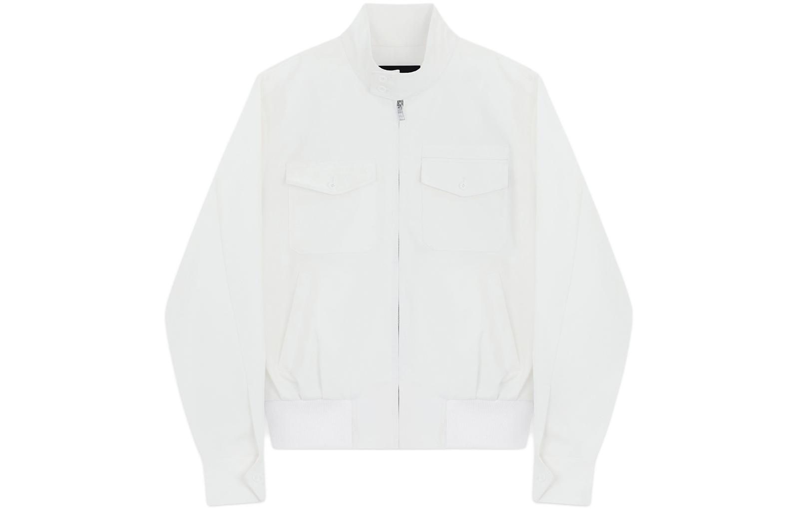 (Women) WE11DONE SS24  Embroidered Logo Zip-Up Jacket White WD-JP1-24-072-W-WH 圖 2