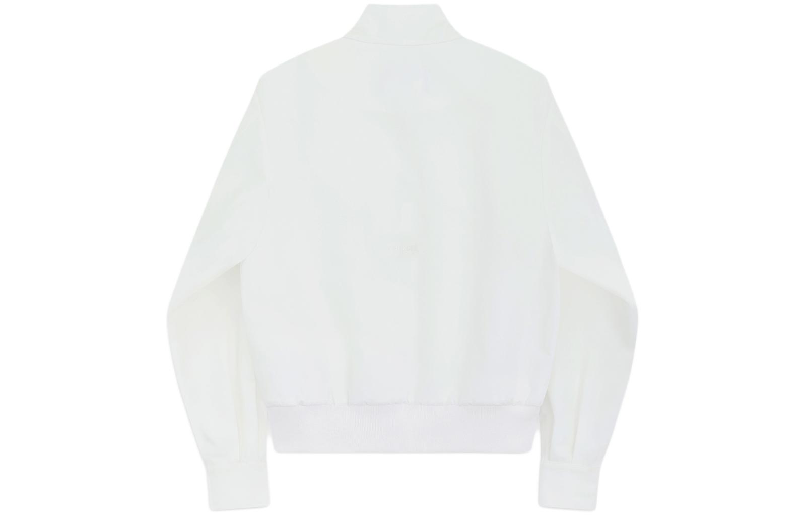 (Women) WE11DONE SS24  Embroidered Logo Zip-Up Jacket White WD-JP1-24-072-W-WH 圖 3
