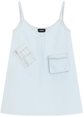 (W) WE11DONE SS24 V領無袖牛仔洋裝 淺藍色 WD-OP0-24-151-W-IC Buy (W) WE11DONE SS24 V領無袖牛仔洋裝 淺藍色 WD-OP0-24-151-W-IC