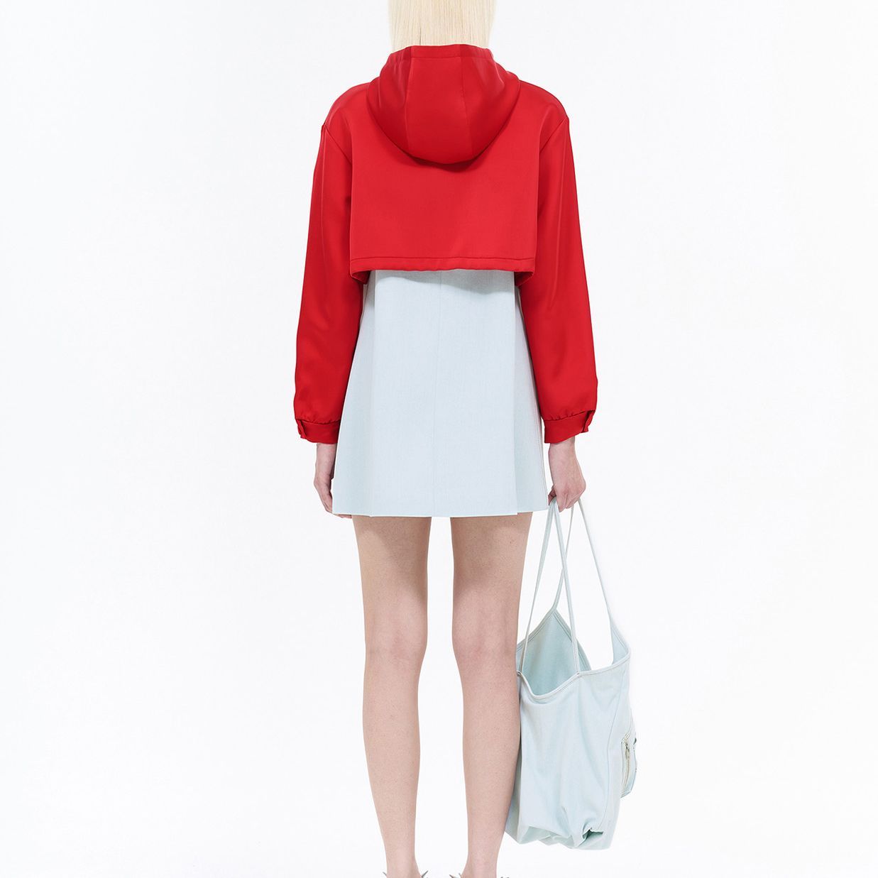 Purchase (W) WE11DONE SS24 V領無袖牛仔洋裝 淺藍色 WD-OP0-24-151-W-IC