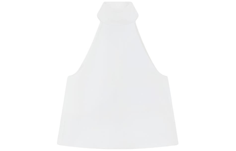 (Women) WE11DONE SS24  White Halter Neck Satin Tank Top WD-BL0-24-176-W-WH 圖 2