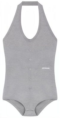 (Women) WE11DONE SS24 Backless Halter Slim Jumpsuit Women’s Grey WD-KB1-24-612-W-GY Buy (Women) WE11DONE SS24 Backless Halter Slim Jumpsuit Women’s Grey WD-KB1-24-612-W-GY