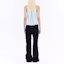 Purchase (W) WE11DONE SS24 Rompi Denim Halter Jahitan Kontras Wanita Biru Muda WD-DB0-24-299-W-IC