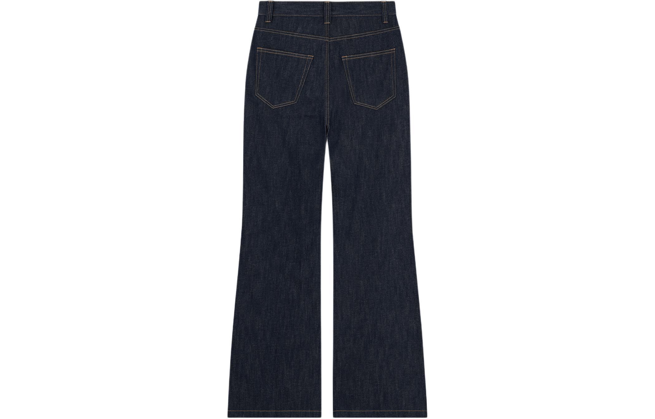 Lookbook (W) WE11DONE SS24 對比縫線低腰直筒牛仔褲 深藍色 WD-DP0-24-336-W-NV