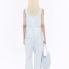 Purchase (W) WE11DONE SS24 Rompi Denim Jahitan Kontras Warna Biru Muda WD-DV0-24-397-W-IC