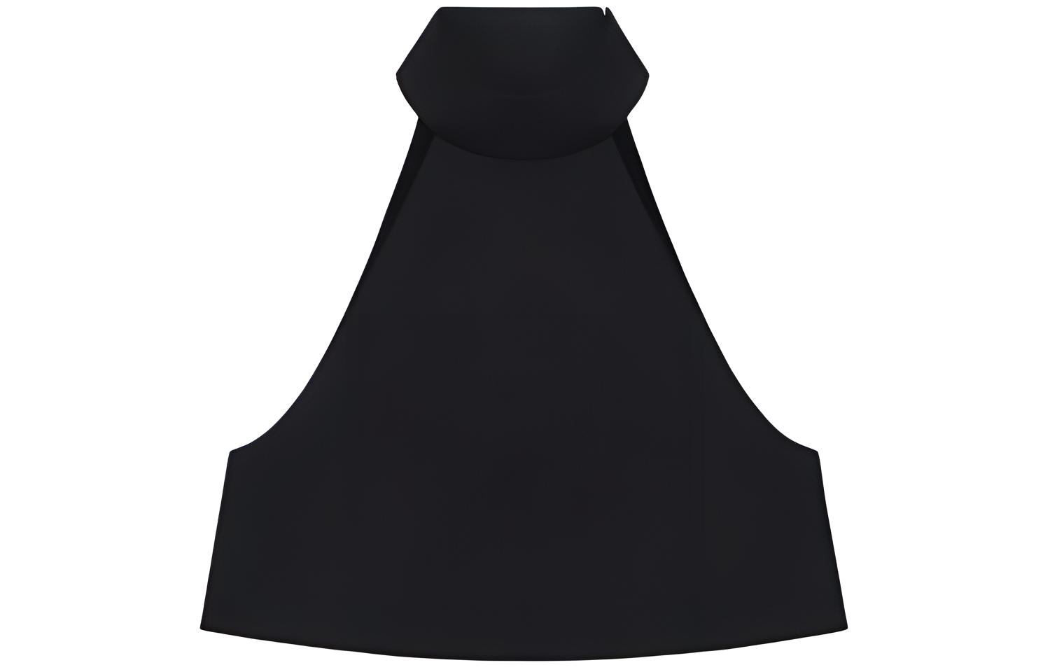 (Women) WE11DONE SS24 Halter Satin Crop Top Black WD-BL0-24-175-W-BK