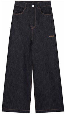 (W) WE11DONE SS24 女款低腰直筒拉鏈牛仔褲 海軍藍 WD-DP1-24-337-W-NV Buy (W) WE11DONE SS24 女款低腰直筒拉鏈牛仔褲 海軍藍 WD-DP1-24-337-W-NV