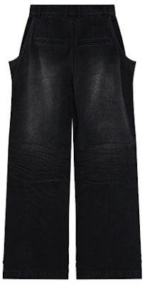 (W) WE11DONE 仿舊金屬色中腰牛仔褲 WD-DP3-23-354-W-BK Lookbook (W) WE11DONE 仿舊金屬色中腰牛仔褲 WD-DP3-23-354-W-BK