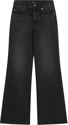 (W) WE11DONE 中腰水洗拉鍊口袋牛仔褲 女款 黑色 WD-DP2-24-346-W-BK Buy (W) WE11DONE 中腰水洗拉鍊口袋牛仔褲 女款 黑色 WD-DP2-24-346-W-BK