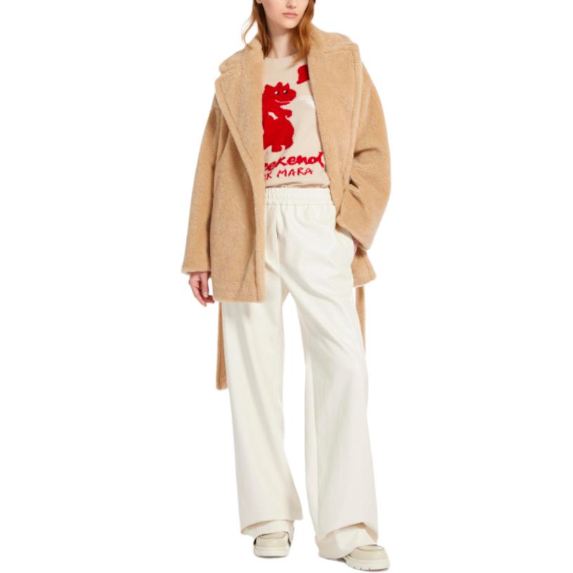 Shop (W) WEEKEND MaxMara 米色系带羊毛大衣 带领细节. 5081074106