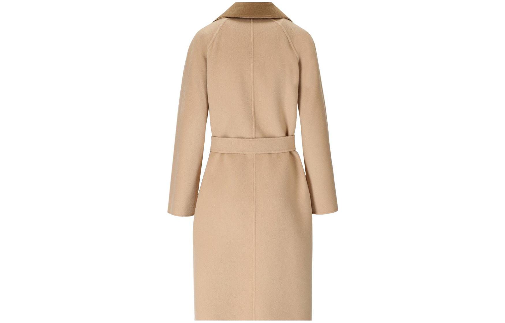 Purchase (W) WEEKEND MaxMara 米色中长款腰带休闲大衣 2350160239600-021